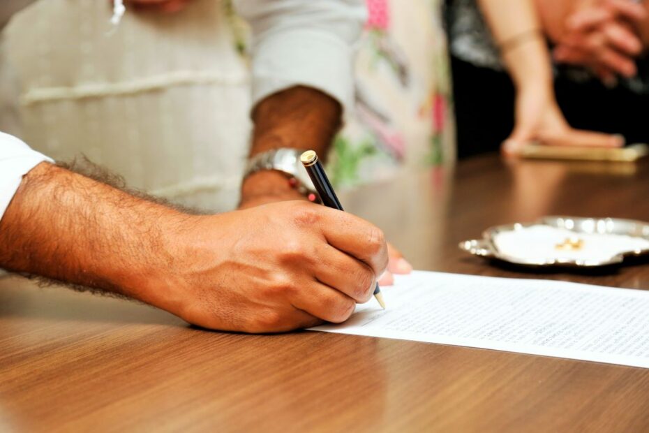 Firma de escritura ante escribano